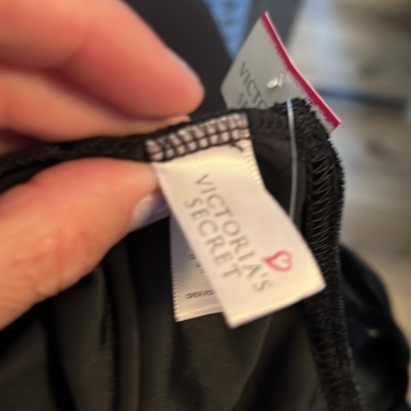 🔥1 hour sale. Victoria’s Secret, black shorts romper, lace on bottom - Picture 5 of 14
